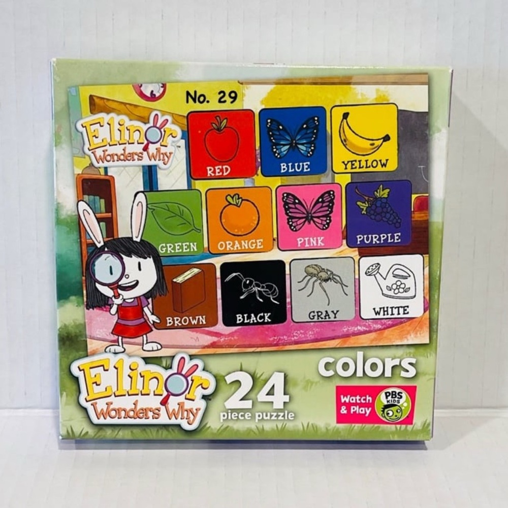 PBS Ellinor Wonder’s Why Colors 24 piece puzzle